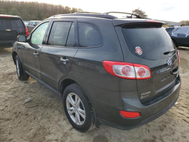 5NMSK4AG1AH380621 - 2010 HYUNDAI SANTA FE L GRAY photo 2