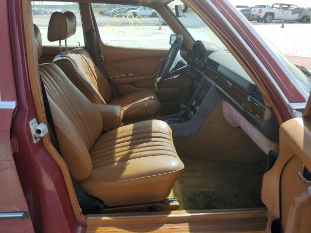 11612012000499 - 1978 MERCEDES-BENZ 300-CLASS RED photo 5