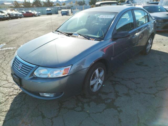 1G8AK55F87Z119617 - 2007 SATURN ION GRAY photo 2