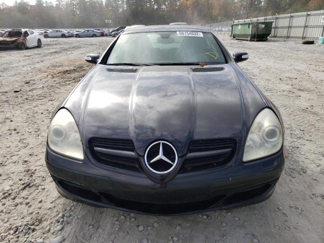 WDBWK54F06F117677 - 2006 MERCEDES-BENZ SLK 280 BLACK photo 9