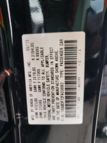 19UUB3F72FA008963 - 2015 ACURA TLX ADVANC Noir photo 12