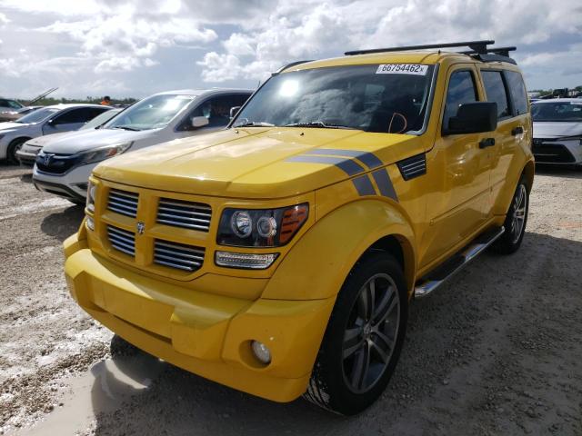 1D4PT7GX0BW504259 - 2011 DODGE NITRO SHOC YELLOW photo 2