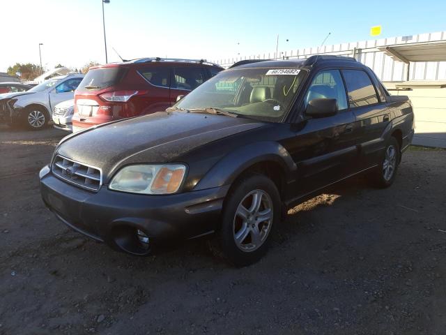 4S4BT62C156102742 - 2005 SUBARU BAJA SPORT BLACK photo 1