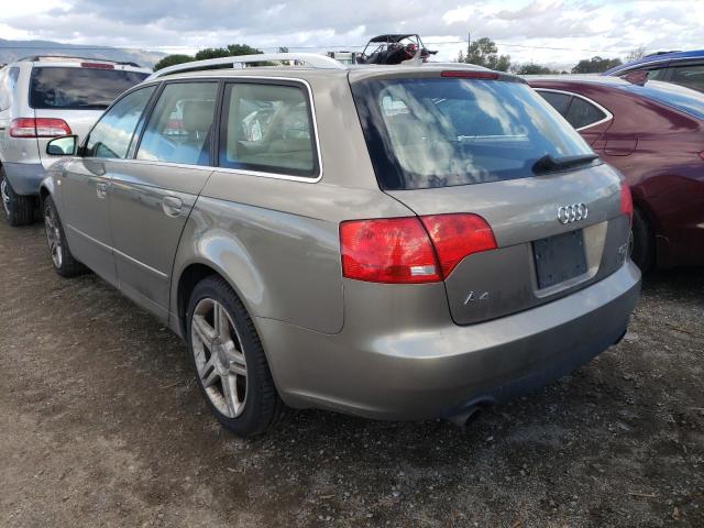 WAUKF78E67A040956 - 2007 AUDI A4 2.0T AV BEIGE photo 3