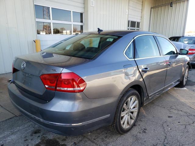 1VWCH7A36CC072554 - 2012 VOLKSWAGEN PASSAT SEL GRAY photo 4