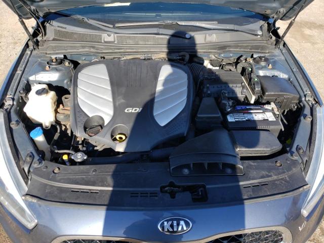 KNALN4D71E5130793 - 2014 KIA CADENZA PR GRAY photo 7