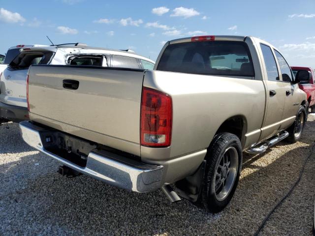 1D7HA18D33S263949 - 2003 DODGE RAM 1500 S BEIGE photo 4