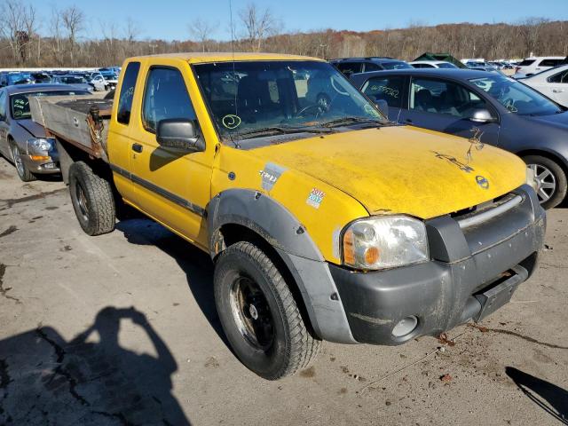 1N6ED26Y32C324397 - 2002 NISSAN FRONTIER K YELLOW photo 1