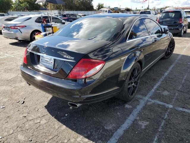 WDDEJ8GB7AA024645 - 2010 MERCEDES-BENZ CL 550 4MA BLACK photo 4