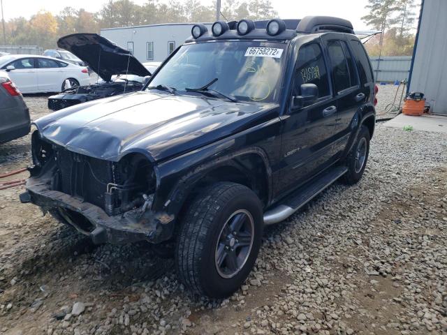 1J4GK38KX3W670344 - 2003 JEEP LIBERTY RE BLACK photo 2