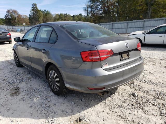 3VW2K7AJ4FM327281 - 2015 VOLKSWAGEN JETTA BASE 灰色 照片 3
