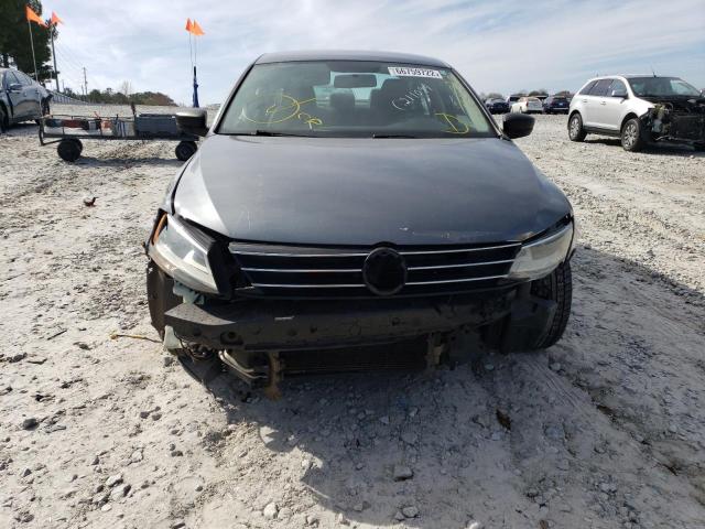 3VW2K7AJ4FM327281 - 2015 VOLKSWAGEN JETTA BASE 灰色 照片 9
