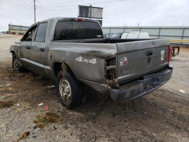 1D7HW28N26S507157 - 2006 DODGE DAKOTA QUA GRAY photo 3