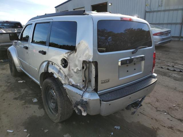 1D8GU58X79W515722 - 2009 DODGE NITRO R/T SILVER photo 3