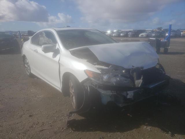 1HGCT1B88DA020429 - 2013 HONDA ACCORD EXL WHITE photo 1