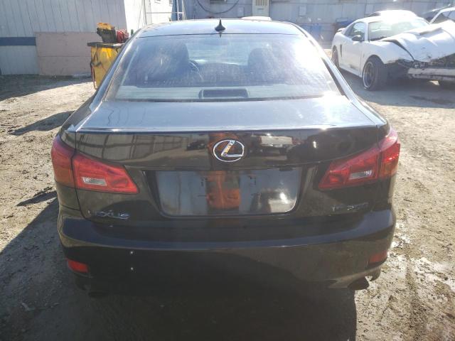 JTHBK262X72033219 - 2007 LEXUS IS 250 BLACK photo 6