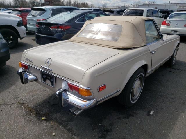 11304412015590 - 1970 MERCEDES-BENZ 280 SL BEIGE photo 4