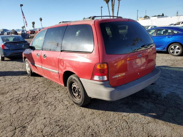 2FMZA51491BB95739 - 2001 FORD WINDSTAR L RED photo 3