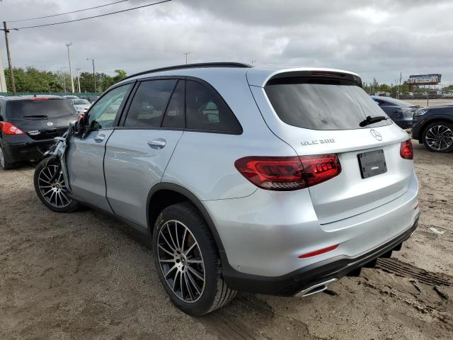 W1N0G8EB4NG057300 - 2022 MERCEDES-BENZ GLC 300 4M SILVER photo 3