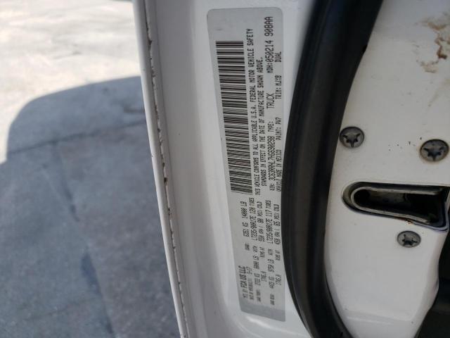 3C63RRHL7HG690298 - 2017 RAM 3500 SLT WHITE photo 10