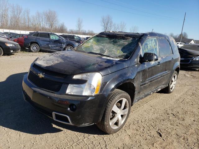 2CNDL737586048831 - 2008 CHEVROLET EQUINOX SP BLACK photo 2