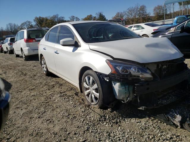 3N1AB7AP2DL797091 - 2013 NISSAN SENTRA WHITE photo 1