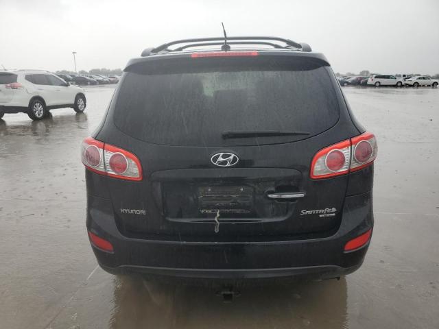 5NMSK4AG8AH355960 - 2010 HYUNDAI SANTA FE L BLACK photo 6