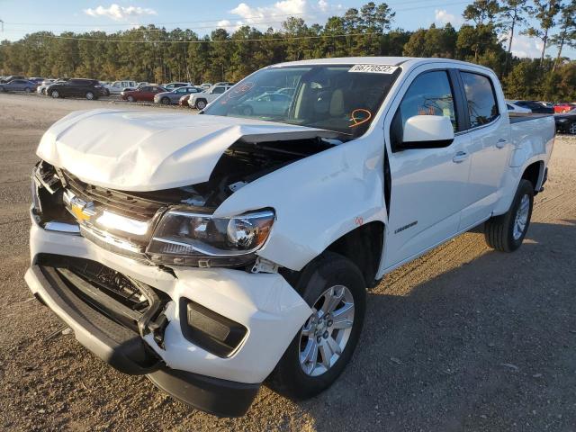 1GCGSCENXL1218086 - 2020 CHEVROLET COLORADO L WHITE photo 2