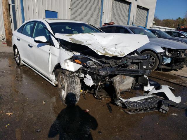 5NPE34AF3JH600135 - 2018 HYUNDAI SONATA SPO WHITE photo 1