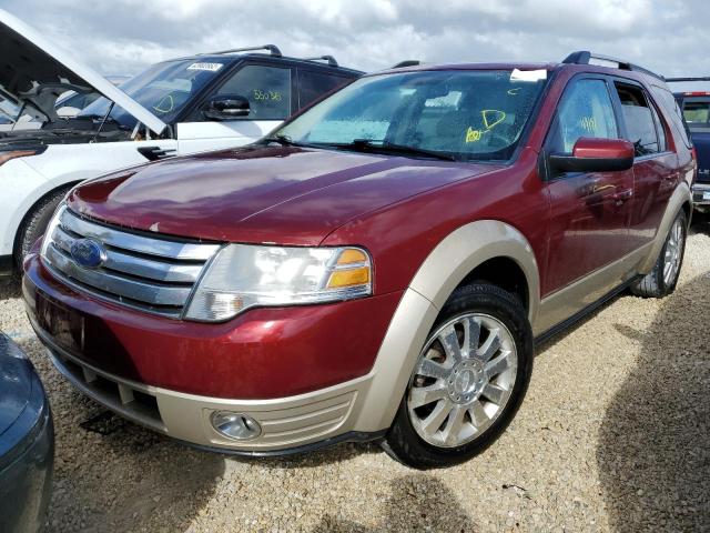 1FMDK07W78GA23165 - 2008 FORD TAURUS X E RED photo 2