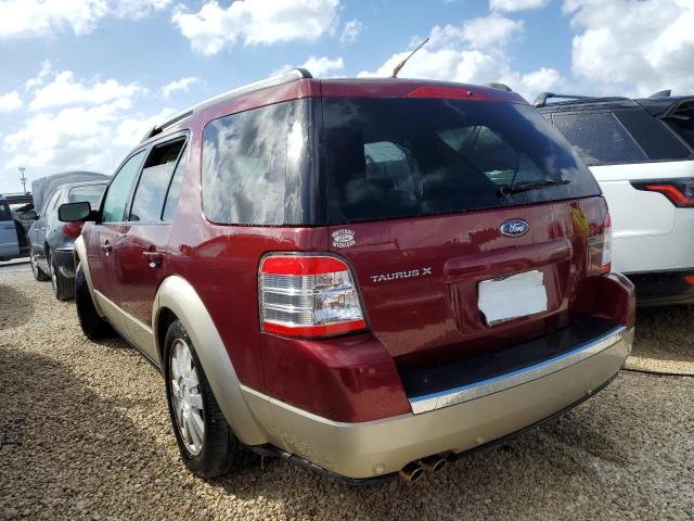 1FMDK07W78GA23165 - 2008 FORD TAURUS X E RED photo 3