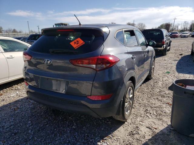 KM8J23A4XJU756992 - 2018 HYUNDAI TUCSON SE GRAY photo 4