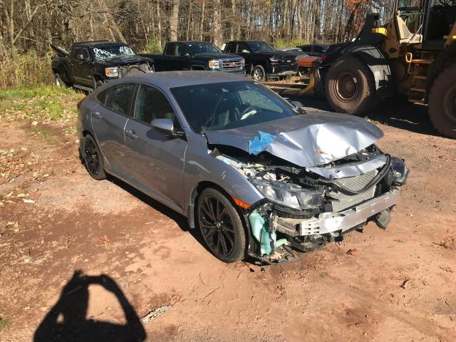 2HGFC2F87KH519461 - 2019 HONDA CIVIC SPOR SILVER photo 1