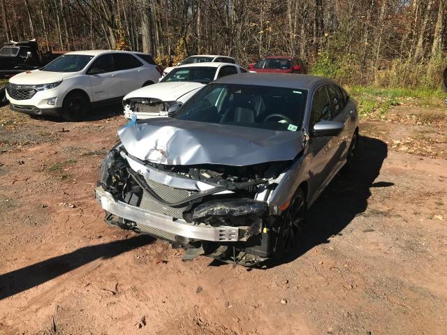 2HGFC2F87KH519461 - 2019 HONDA CIVIC SPOR SILVER photo 2