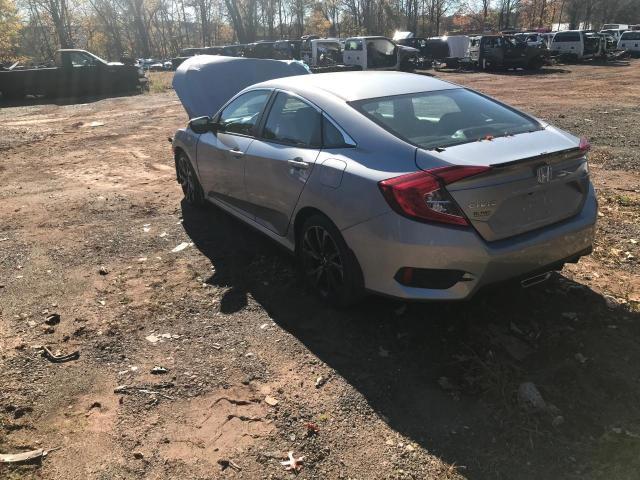 2HGFC2F87KH519461 - 2019 HONDA CIVIC SPOR SILVER photo 3
