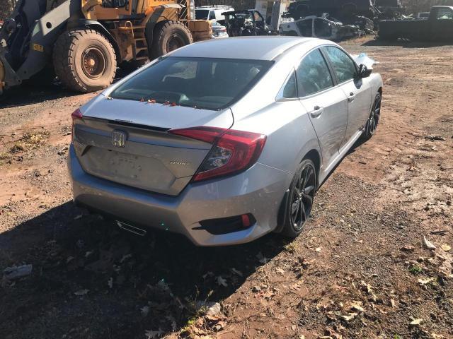 2HGFC2F87KH519461 - 2019 HONDA CIVIC SPOR SILVER photo 4