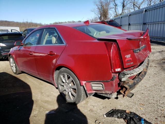 1G6DS57V090161071 - 2009 CADILLAC CTS HI FEA RED photo 3