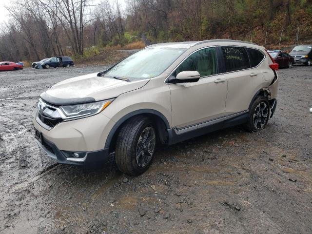 5J6RW2H92HL014491 - 2017 HONDA CR-V TOURI BEIGE photo 1