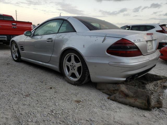 WDBSK74F13F052599 - 2003 MERCEDES-BENZ SL 55 AMG SILVER photo 3