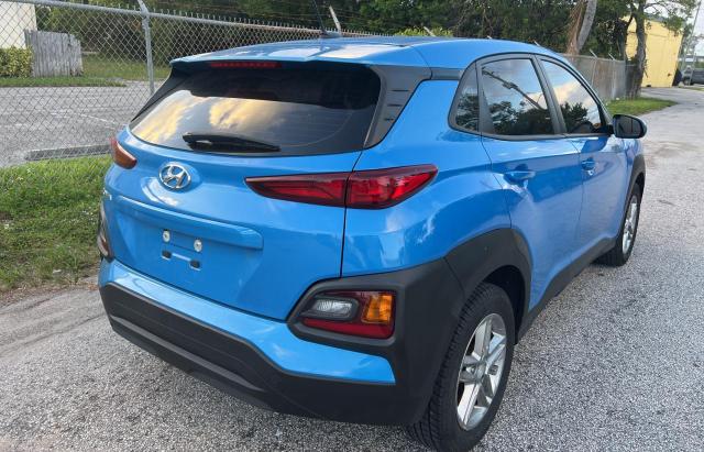 KM8K12AA6KU264811 - 2019 HYUNDAI KONA SE BLUE photo 4