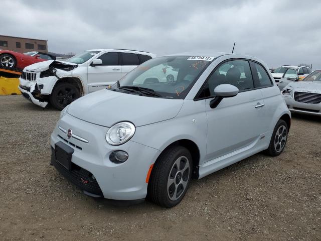 3C3CFFGE3GT229385 - 2016 FIAT 500 ELECTR GRAY photo 2