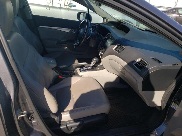 2HGFB2F92EH514183 - 2014 HONDA CIVIC EXL 灰色 照片 5