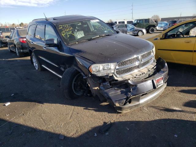 1C4SDJDTXDC663717 - 2013 DODGE DURANGO CR GRAY photo 1