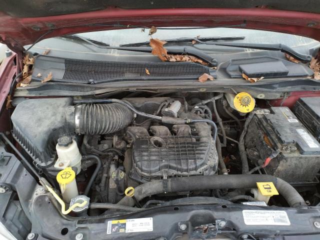 2C4RDGCGXER253322 - 2014 DODGE GRAND CARA BURGUNDY photo 7