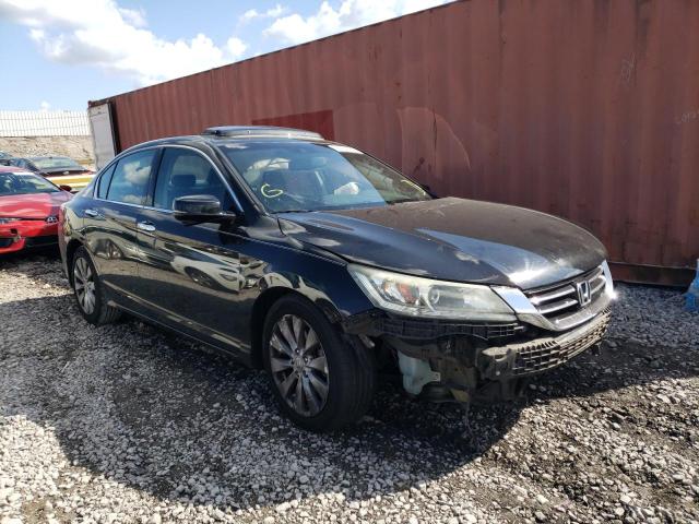 1HGCR3F89EA023152 - 2014 HONDA ACCORD EXL BLACK photo 1