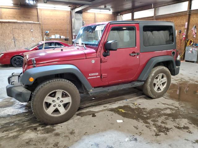 1C4AJWAGXDL542825 - 2013 JEEP WRANGLER S BURGUNDY photo 1