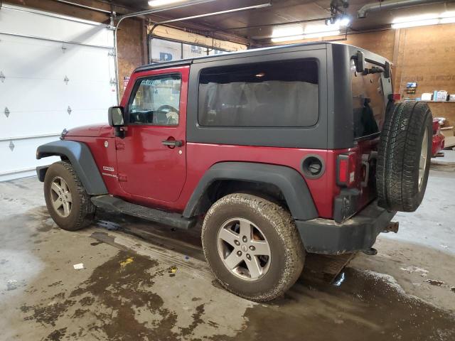 1C4AJWAGXDL542825 - 2013 JEEP WRANGLER S BURGUNDY photo 2