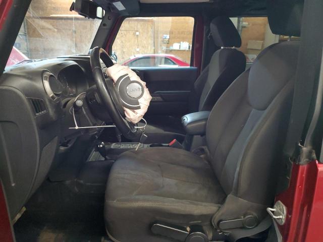 1C4AJWAGXDL542825 - 2013 JEEP WRANGLER S BURGUNDY photo 7