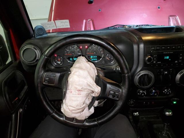 1C4AJWAGXDL542825 - 2013 JEEP WRANGLER S BURGUNDY photo 8