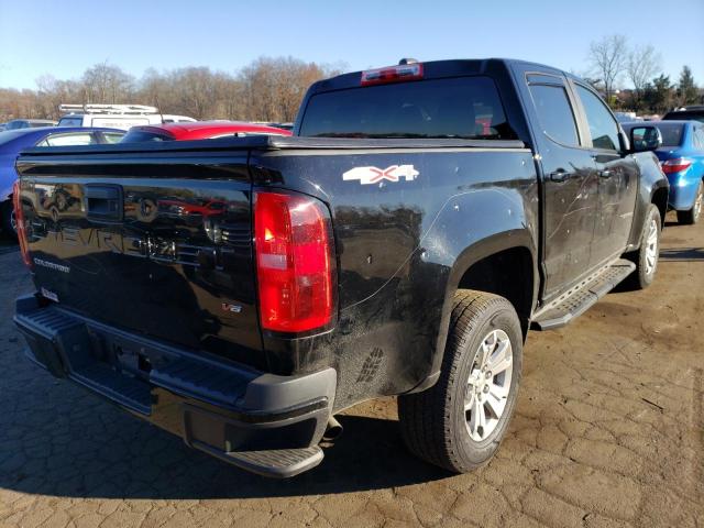 1GCGTCEN4M1145702 - 2021 CHEVROLET COLORADO L BLACK photo 4